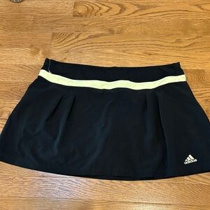 Adidas | Black & Lime Green Workout Climalite Skort Size Large Mesh Shorts